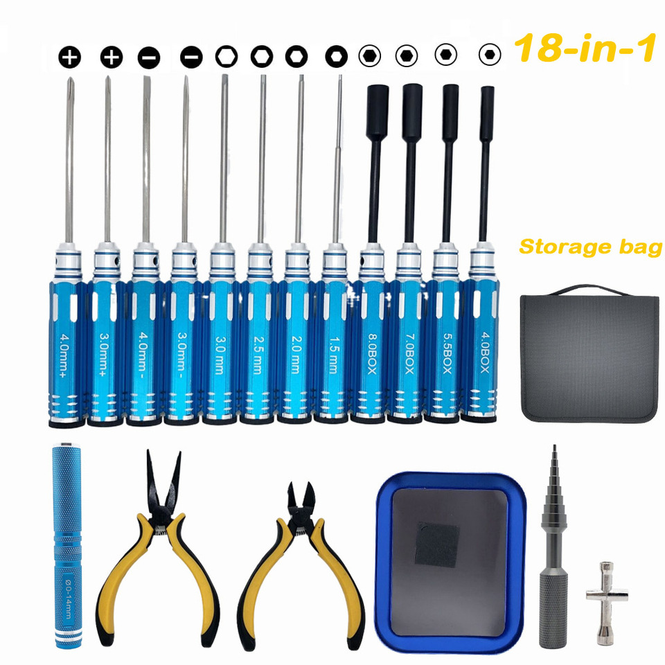 RC Tools Kits 18 in 1 Screwdri - đánh giá và giá Socket Set
